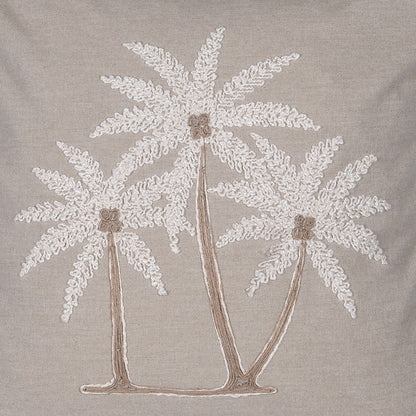 Palm Embroidered Cushion