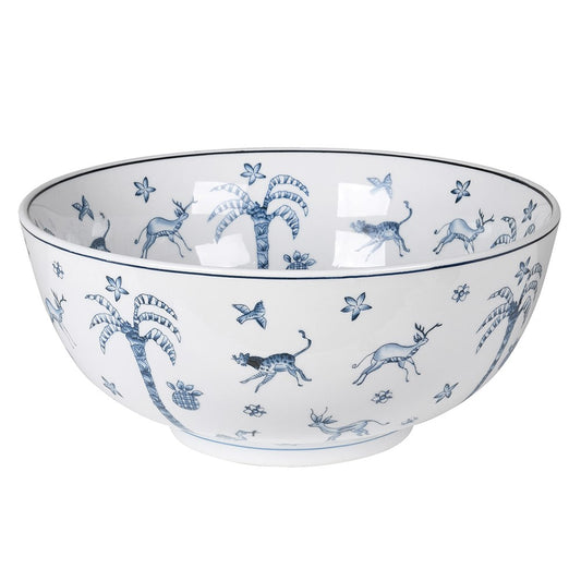 Blue & White Eden Large Bowl