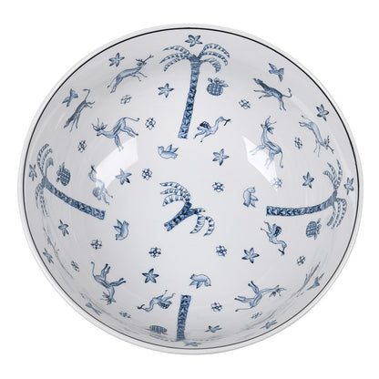 Blue & White Eden Large Bowl