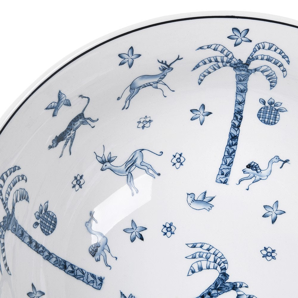 Blue & White Eden Large Bowl