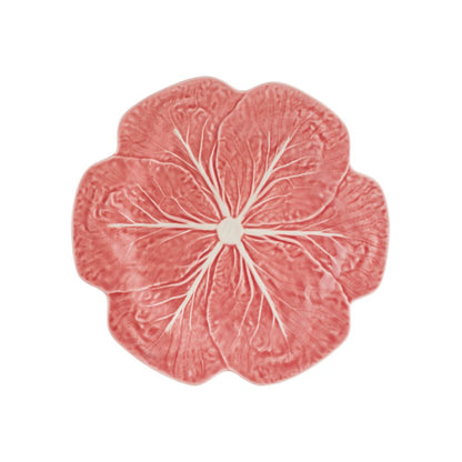 Pink Cabbage Leaf Dinner Plate
