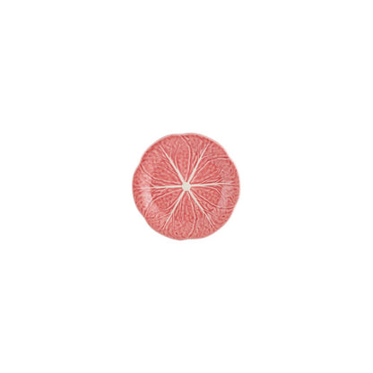 Pink Cabbage Leaf Side Plate