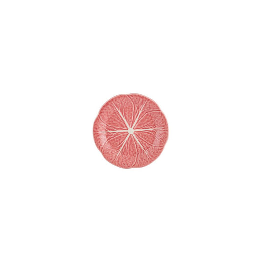 Pink Cabbage Leaf Side Plate