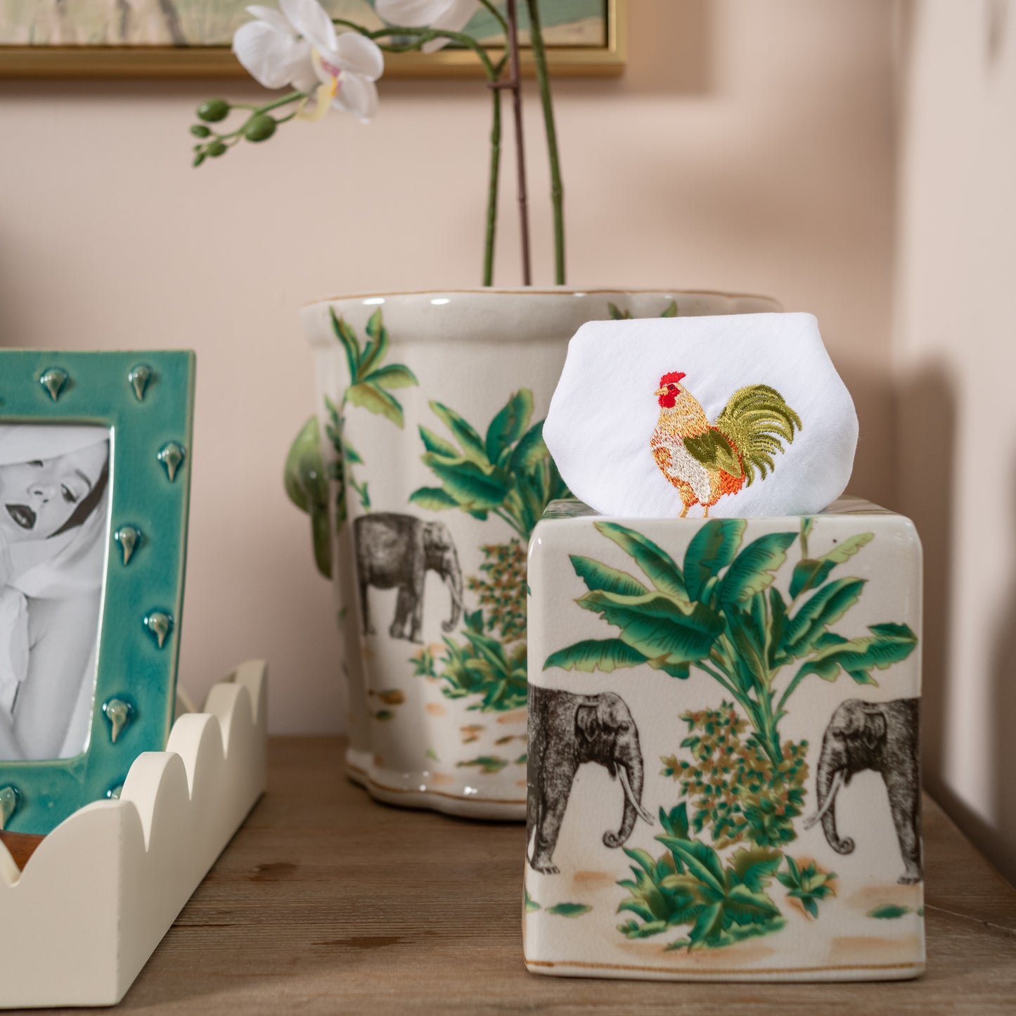 Elephant Safari Tissue Holder