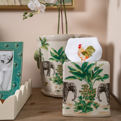 Elephant Safari Tissue Holder