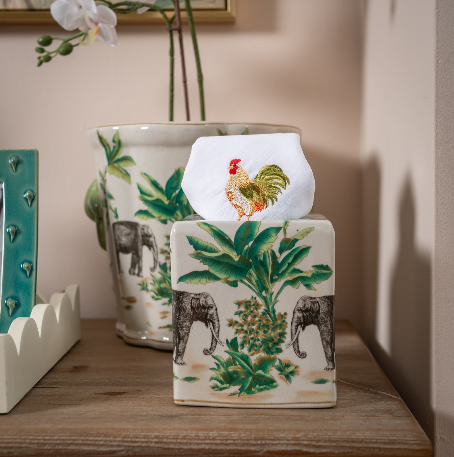 Elephant Safari Tissue Holder