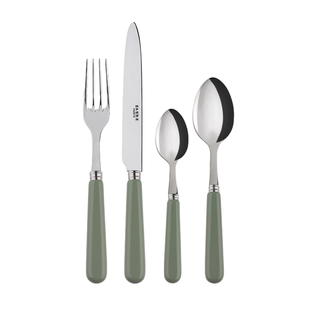 Sabre Sage Green Cutlery Set