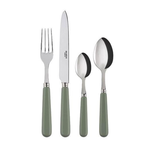 Sabre Sage Green Cutlery Set