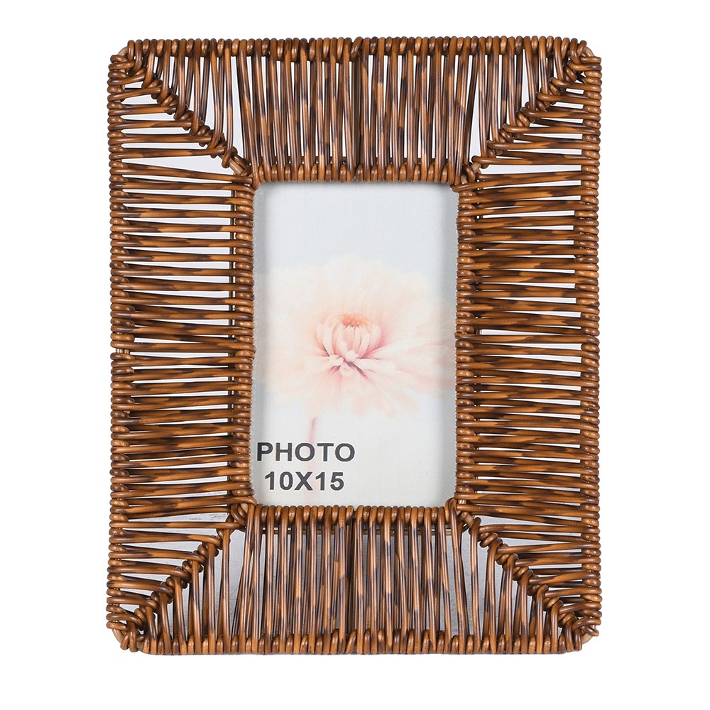 Rattan Style Photo Frame