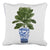 Chinoiserie Plant Cushion Cover