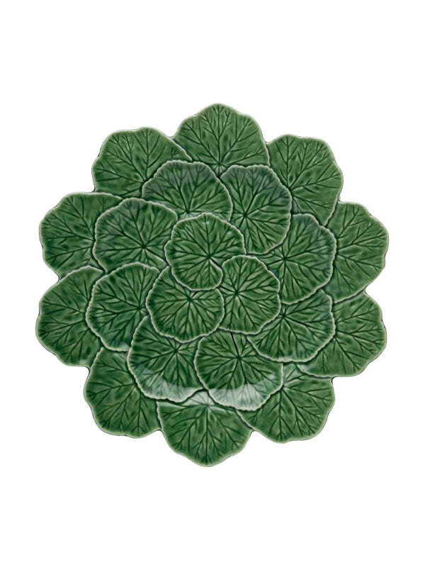 Geranium Leaf Charger Plate