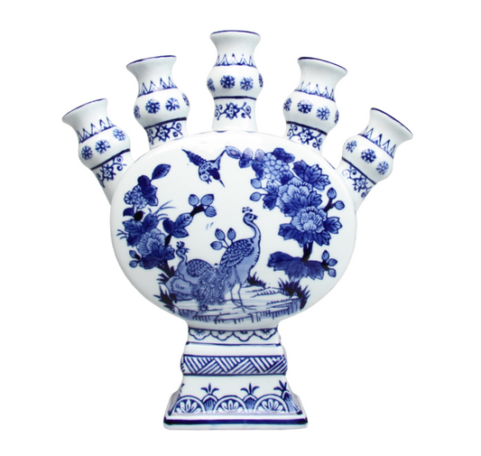 Peacock Tulip Vase
