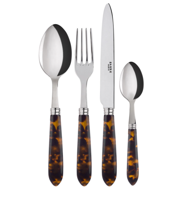 Sabre Tortoiseshell Cutlery Set