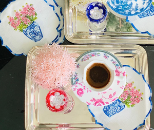 Pink Hyacinth Cocktail Napkin