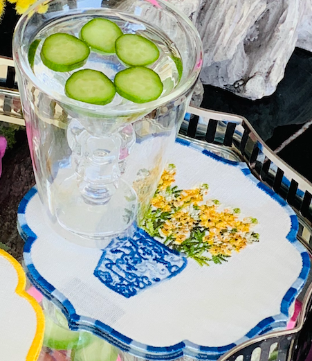 Yellow Mimosa Cocktail Napkin