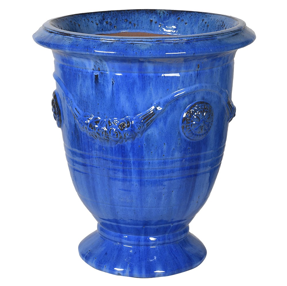 Royal Blue French Anduze Planter