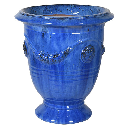 Royal Blue French Anduze Planter