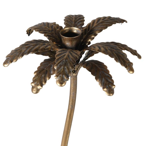 Large Palm Tree Candle Holder