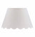 Large White Scallop Lampshade