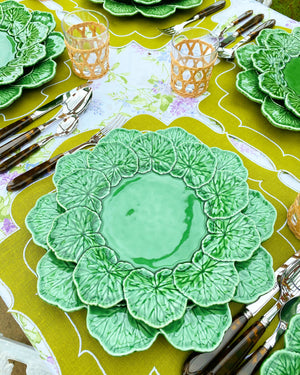 Geranium Leaf Dinner Plate