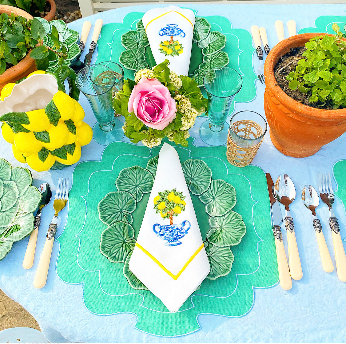 Lemon Tree Dinner Napkin