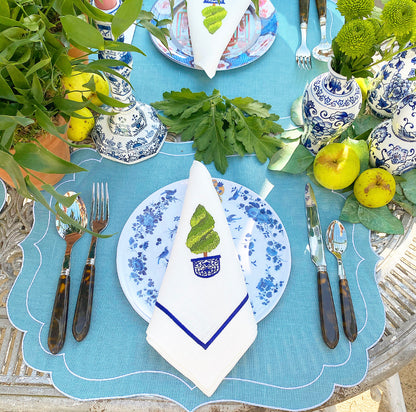 Topiary Tree Dinner Napkin