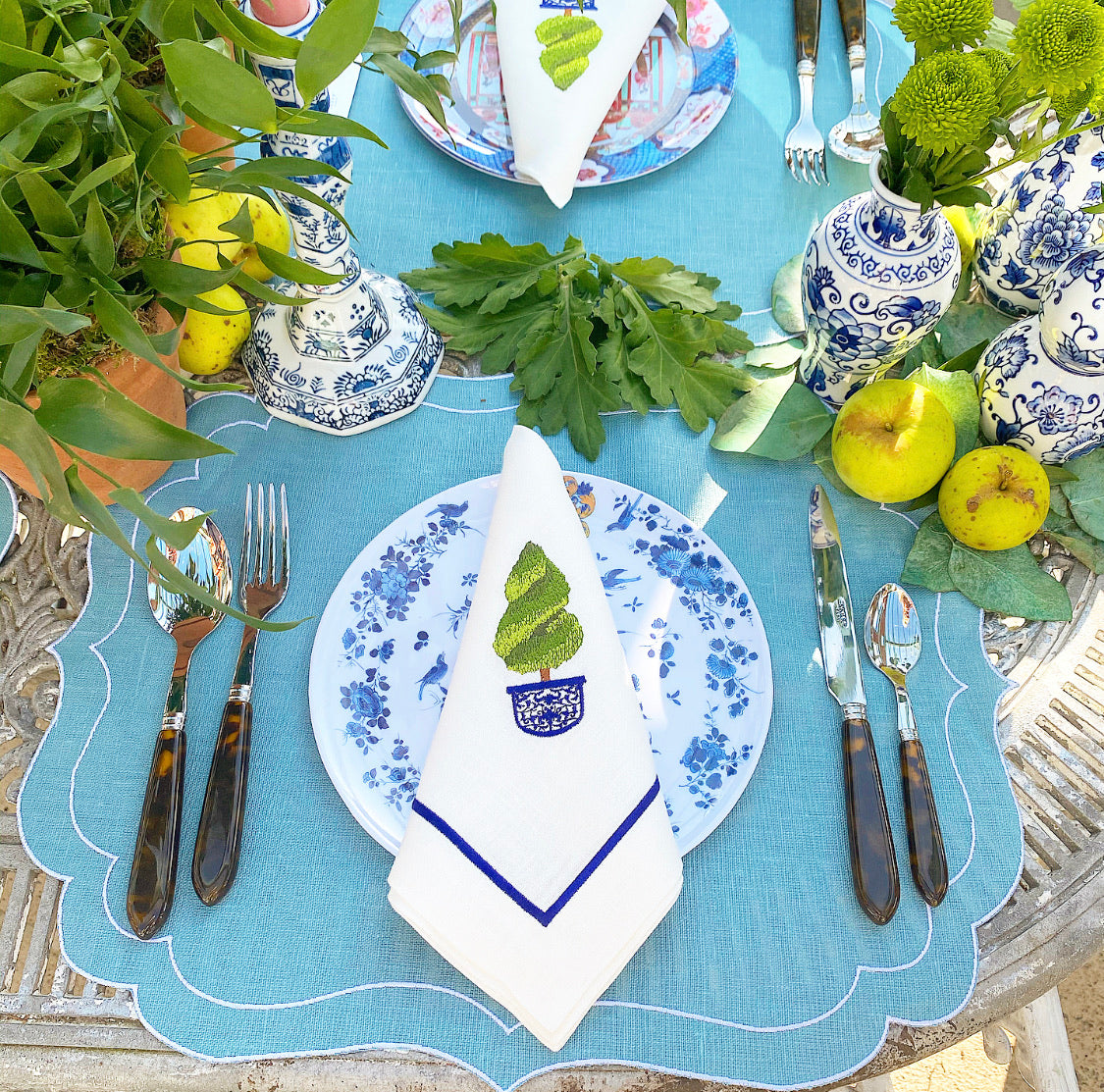 Topiary Tree Dinner Napkin