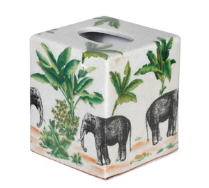 Elephant Safari Tissue Holder