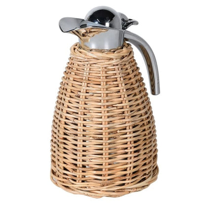 Large Rattan Flask