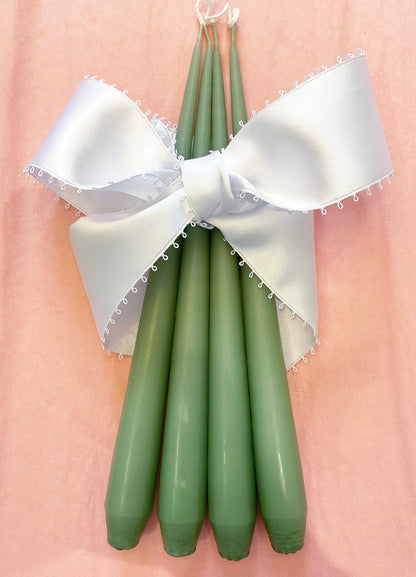 Ester & Eric Green Candles (Set of 4)