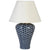 Nantucket Deep Blue Table Lamp with Shade