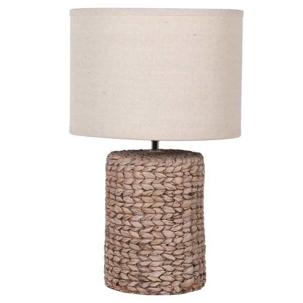 Small Rope Effect Table Lamp with Shade