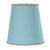 Turquoise and Gold Linen Mini Shade